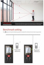 PROFESYONEL LAZER METRE 60 METRE MESAFE ÖLÇÜM LAZERLİ 60 M - 11