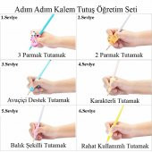 KALEM TUTAMAĞI 16 PARÇA TUTAMAÇ TUTMA TUTAMAK KAVRAMA YAZI YAZMA TUTUŞ DÜZELTME ÖĞRENMEYE YARDIMCI - 4