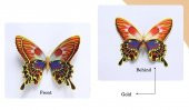 ÇİFT KANATLI KELEBEK ÖZEL KELEBEKLER YENİ MODEL 3D DUVAR VE BUZDOLABI 12Lİ STİCKER ÜÇ BOYUTLU CANLI - 8