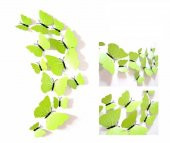 YÜKSEK KALİTELİ ÜÇ BOYUTLU RENKLİ KELEBEKLER KELEBEK STİCKER PVC BUZDOLABI VE DUVAR SÜSÜ - 7