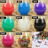 XL BÜYÜK BOY 500 ŞİŞEN BÜYÜYEN SU MAYMUNU TOPU BONCUK TOP KÜRE MİSKET 10-20 MM KARIŞIK RENKLİ - 8