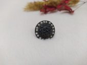 Hdmarketim Kadın Yüzük Otantik Eskitme Tasarım Taşlı Füme Renk Yüzük thumbnail 1