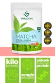 Spiractive Matcha Spriluna Japanese Premium Çilek Aromalı Detox Burner Yeşil Çay İçeren Matcha Çayı - 3