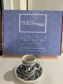 ERGENÇLERZÜCCACİYE Tulu Semazen DK1006 Topkapı 6 Kişilik Porselen Kahve Fincan Takımı thumbnail 4