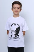 ÇOCUK ATATÜRK AYYILDIZ BASKILI TSHİRT KISA KOLLU A62 - 5