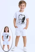 ÇOCUK ATATÜRK AYYILDIZ BASKILI TSHİRT KISA KOLLU A62 - 1