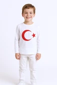 ÇOCUK AYYILDIZ BASKILI TSHİRT UZUN KOLLU A57 thumbnail 9