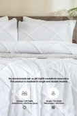 Evlen Home Collection Pamuklu Aimar Yatak Örtüsü Takımı Tek Kişilik Günlük Çift Taraflı Boho 2 Parça Elyaf Dolgulu thumbnail 11
