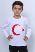 ÇOCUK AYYILDIZ BASKILI TSHİRT UZUN KOLLU A57 thumbnail 11