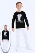 ÇOCUK AYYILDIZ BASKILI TSHİRT UZUN KOLLU A57 thumbnail 1
