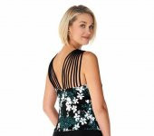 Penbrooke Bahçe Konfeti Askılı Mayo Tankini Üst - 2