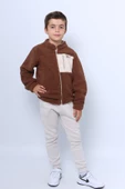 ERKEK ÇOCUK PELUŞ ALT-ÜST TAKIM FERMUARLI E2 thumbnail 6