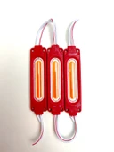 Cob Ledli Su Geçirmez Mercekli Kırmızı Neon Parmak Led 3 Adet - 3