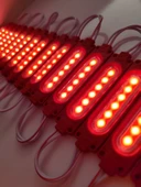 Cob Ledli Su Geçirmez Mercekli Kırmızı Neon Parmak Led 3 Adet - 2