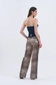 Trend Kadın Özel Tasarım Payetli Leopar İkili Takım thumbnail 5