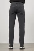 Gri Düz Gabardin Slim Fit Casual Denim Pantolon 1023245152 thumbnail 7