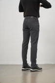 Gri Düz Gabardin Slim Fit Casual Denim Pantolon 1023245152 thumbnail 6