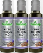 Hünnap Keten Tohumu Yağı 100ML (Soğuk Press) (3 Lü Set) - 1