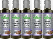 Hünnap Keten Tohumu Yağı 100ML (Soğuk Press) (5 Li Set) - 1