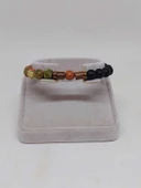 Unakit & Oniks Taşı 8mm Unisex Tasarım Bileklik Hawaii Model (4356) thumbnail 2