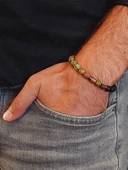 Unakit & Oniks Taşı 8mm Unisex Tasarım Bileklik Hawaii Model (4356) thumbnail 3