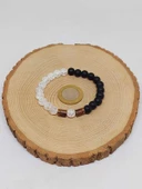 Necef & Oniks Taşı 8mm Unisex Tasarım Bileklik Hawaii Model (3617) thumbnail 5