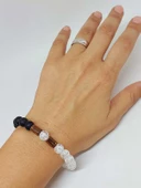 Necef & Oniks Taşı 8mm Unisex Tasarım Bileklik Hawaii Model (3617) thumbnail 4