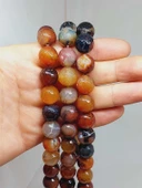 Akik Taşı Faset Kesim Dizi 14mm (54384) thumbnail 1