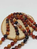 Akik Taşı Faset Kesim Dizi 14mm (54384) thumbnail 3