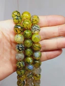 Akik Taşı Faset Kesim Dizi 14mm (54370) thumbnail 1