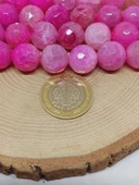 Akik Taşı Faset Kesim Dizi 14mm (54368) thumbnail 2