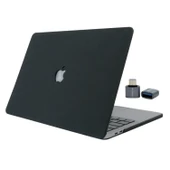 MacBook Air 13 M1 Laptop Kılıf Kumaş Dokulu Sert Koruyucu Kapak A2337 A2179 A1932 İnce Hafif Darbe Çizilme Önleyici thumbnail 4