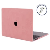 Macbook Air M1 Kılıf 13 inç Kumaş Kaplama Goat (TouchID'li M1 Air) A2337 A2179 A1932 ile Uyumlu - 8
