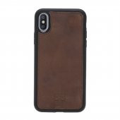 Bouletta MW Deri Telefon Kılıfı iPhone X-XS RFIDli G2 Antic Kahve - 3
