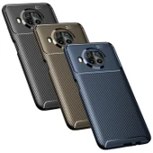 Xiaomi Mi 10T Lite Kılıf Focus Carbon Desen Silikon Arka Kapak - 1