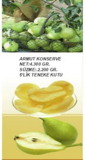 Armut Konservesi 5 kg - 3