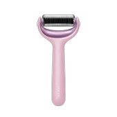 GESKE Mikro İğneli Buz Başlığı Pembe Kuvars Başlıklı Dermaroller MicroNeedler Face Body Roller thumbnail 2