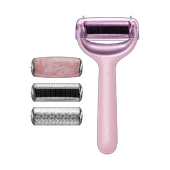 GESKE Mikro İğneli Buz Başlığı Pembe Kuvars Başlıklı Dermaroller MicroNeedler Face Body Roller thumbnail 3