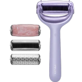 Geske Dermaroller Cihaz (Mikro İğneli, Buz Başlığı, Pembe Kuvars Başlıklı) MicroNeedle Face & Body Roller thumbnail 1