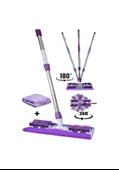 Sihirli Teleskopik Ayarlanabilir Mikrofiber Mop Paspas + Yedek Bez Fayans Parke Temizleyici Mop Pas - 6