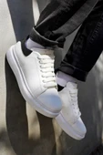 Valendo Siyah Beyaz Garantili Erkek Günlük Casual Bağcıklı Tabanlı Sneaker Ayakkabı VALENDO-5141 - 4