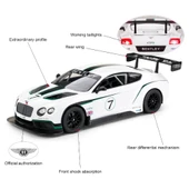 1:14 Uzaktan Kumandalı Araba Bentley Continental GT3 2.4 Ghz Işıklı Beyaz - 4