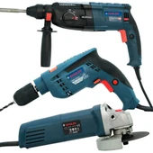 Elektrikli 3 lü Set Vidalama Kırıcı Delici Taşlama EEA340 - 1