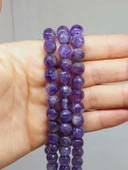 Ametist Taşı Faset Kesim Dizi 10mm (54336) thumbnail 1