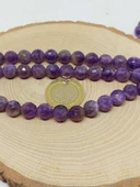 Ametist Taşı Faset Kesim Dizi 10mm (54336) thumbnail 2