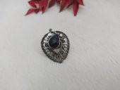 Hdmarketim Kadın Otantik Tasarım Siyah Taşlı Yüzük - 1