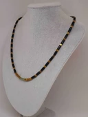 Aventurin Taşı & Oniks Taşı Tasarım Unisex Kolye (54418) - 5