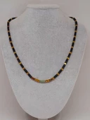 Aventurin Taşı & Oniks Taşı Tasarım Unisex Kolye (54418) - 2