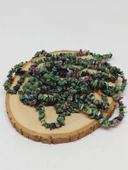 Anyolit (Rubizoit- Rubyzoisit) Taşı Minik/Pirinç Boy Şekilsiz Taşlar Dizi (54400) thumbnail 3