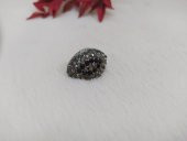 Hdmarketim Kadın Yüzük Otantik  Swaroski Taşlı Gri Renk Yüzük - 1